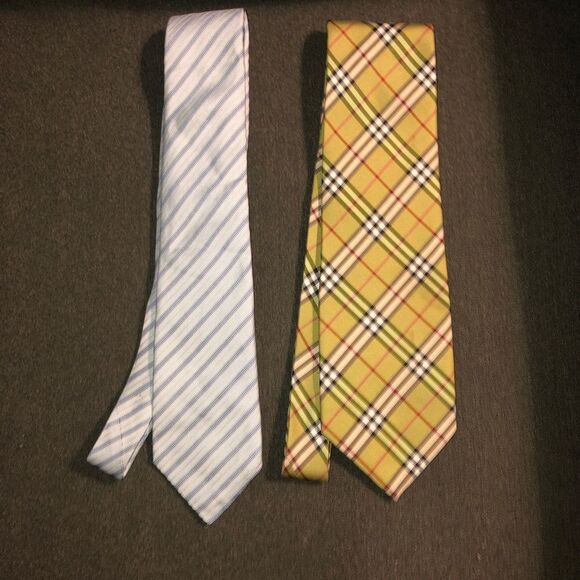 BUNDLE of 2 Burberry Ties - Picture 4 of 5